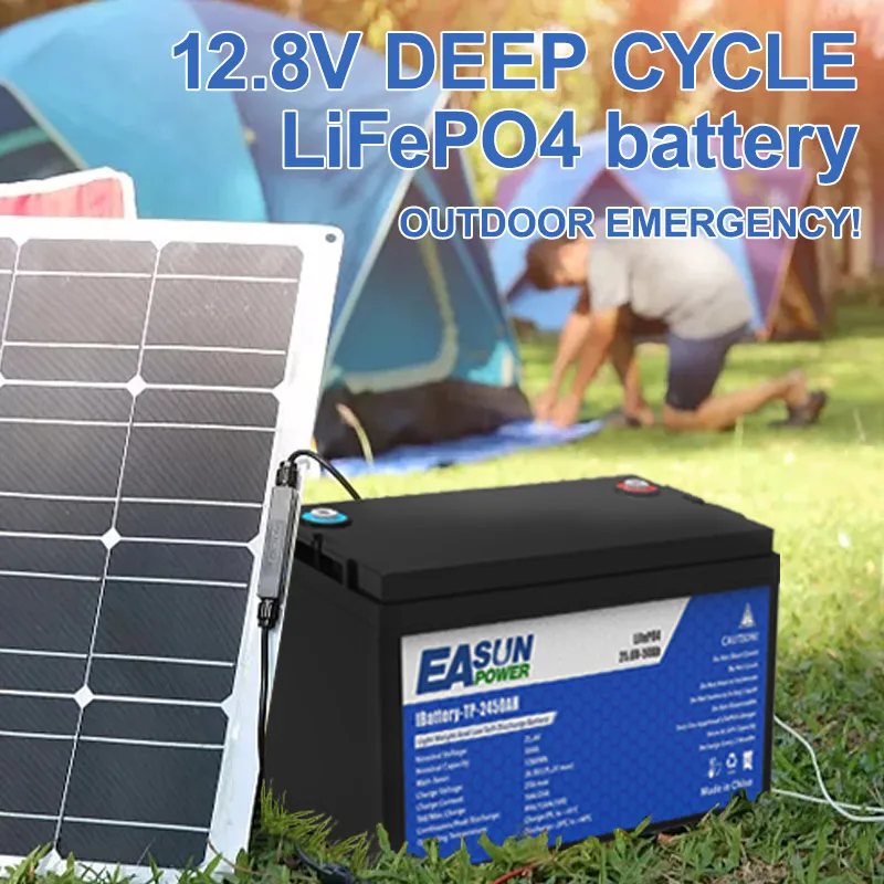 Easun Power Lifepo4 Battery 24V 100Ah Grade A 25.6V Cell Parallel and Customizable BMS +2000 Cycle Life Poland Stock for Storage - AliExpress 44 - Color : 12V 200AH - Image 2