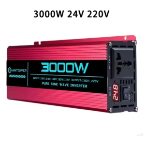 Pure Sine Wave Inverter 12V 220V 24V 1000W 1600W 3000W 4000W 5000W 6000W DC To AC Power Converter Charger Car Solar Inverter - AliExpress 34 - Color Name : 3000W 24V 220V