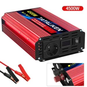 3500W/4500W/5000W/6000W Pure Sine Wave  EU Socket Car Power Inverter DC 12V to AC 220V 50HZ Voltage Converter with  Smart LCD Sc - AliExpress 13 - Color : 4500W EU - Socket Type : Europe - Color : 5000W EU - Input Voltage : 12V 50HZ - Output Voltage : 220V - Ships From : spain