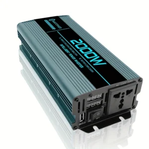 2000W Car Power Inverter 12V 220V with QC3.0 USB Port Converter Auto Solar Inverter Power Bank for Home,RV,Truck,Travel Camping - Color Name : 2000W