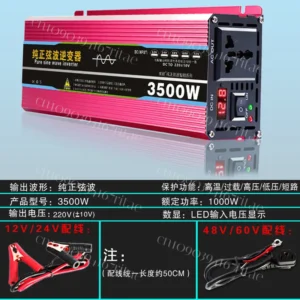 Pure sine wave high power solar inverter - AliExpress 15 - Color : 3500W - Size : 12V