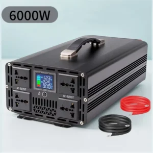 Pure Sine Wave Inverter DC 12V/24V/48V/60V/72V To AC 220V/110V 2000W 3000W 4000W 5000W-8000W Power Converter Car Solar Inverter - Color : 6000W - Input Voltage : 60V - Output Voltage : 220V 50Hz
