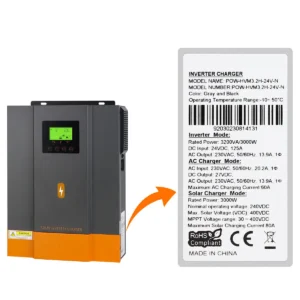 PowMr 6.2KW 4.2KW 3KW 2KW Hybrid Solar Inverter with WIFI MPPT 120A 50HZ Charge 12V/24V/48V LiFePo4 Battery 230V PV Output 500V - AliExpress 13 - Color : 3.2KW 24V no WIFI - Output Voltage : 220-240V - Ships From : france