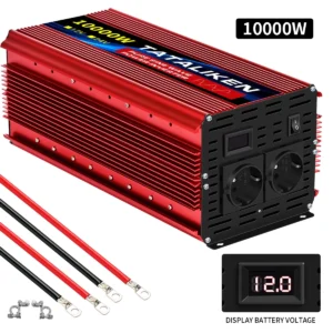 3500W/4500W/5000W/6000W Pure Sine Wave  EU Socket Car Power Inverter DC 12V to AC 220V 50HZ Voltage Converter with  Smart LCD Sc - AliExpress 13 - Color : 10000W EU - Socket Type : Europe - Color : 5000W EU - Input Voltage : 12V 50HZ - Output Voltage : 220V - Ships From : spain
