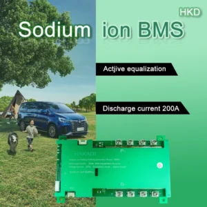 HAKADI Smart BMS For Sodium-ion BMS 4S-16S 50A 100A 150A 200A Energy Storage Battery Pack Outdoor Power Supply RV Boat - AliExpress 44 - Color : NA-4S 200A BT BMS