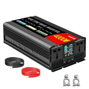 VILASTING Pure Sine Wave Inverter 12V/24V 220V 1000W 1600W 3000W 4000W 5000W  DC To AC Power Converter Car Solar Inverter - Color Name : 12V 220V 4000W