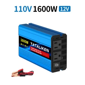1600w-4500W 12V/24V to AC 110V 60Hz Pure Sine Wave Inverter Car Power Tranfermer  Voltage Portable  Converter with LED Display - AliExpress 34 - Color Name : 12V 110V 1600W 60HZ - Ships From : United States