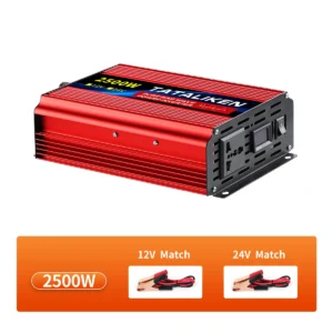 Inverter Pure Sine Wave 12V/24V To 220V/110V 50/60HZ Transforme Power Converter dc to ac Solar Inverters With LED Display - AliExpress 13 - Color : 2500W - Color : 7000W - Input Voltage : 12V50HZ - Output Voltage : 220V - Ships From : China Mainland