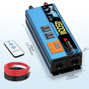 4500W/6000W Peak Power Modified Sine Wave Inverter DC 12V to AC 230V 50Hz with European and Universal Sockets and LCD Display, - AliExpress 13 - Color : 4500W - Output Voltage : 230V - Ships From : China Mainland - Input Voltage : 12V