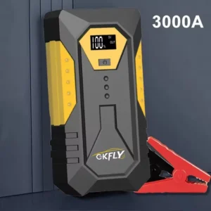 GKFLY 59.2Wh Start Power 3000A Jump Starter Car Booster External Battery 12V Starting Device for Petrol Diesel Powerbank - AliExpress 34 - Color : 3000A Yellow - Ships From : spain