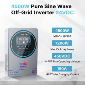 4.5KW 6.5KW 10.2KW Solar Inverter Off Grid Pure Sine Inverter 24V 48V 230V with MPPT 150A Solar Charger MAX PV 7200W 12KW Input - AliExpress 44 - Color : 4500W 24V 150A MPPT - Ships From : GERMANY