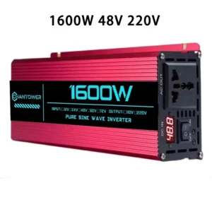 Pure Sine Wave Inverter DC 48V/72V to AC 220V 1000W 1600W 3000W 4000W 5000W 6000W LCD Display Power Converter Car Solar Inverter - AliExpress 34 - Color Name : 1600W 48V 220V