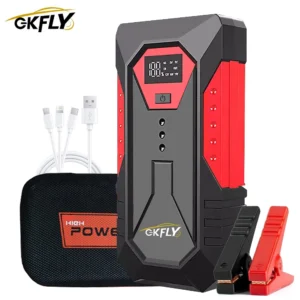 GKFLY 3000A/4000A Jump Starter 69.6h Power Bank Portable Starting Device Car Battery Booster for Gas/Diesel 5L/3L - AliExpress 34 - Color : 3000A M43 Gray - Ships From : Poland