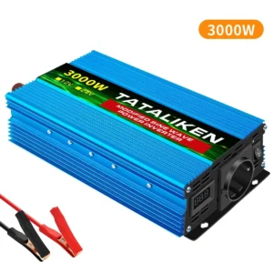 600W 1500W 2500W 3000W Modified Sine Wave Inverter 12V DC to AC 220V with voltage display - AliExpress 34 - Color Name : 12V3000W50HZ EU