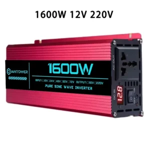 Pure Sine Wave Inverter 12V 220V 24V 1000W 1600W 3000W 4000W 5000W 6000W DC To AC Power Converter Charger Car Solar Inverter - AliExpress 34 - Color Name : 1600W 12V 220V