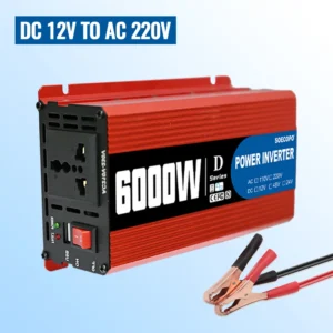 SOECOPO 6000W Power Inverter: 12V to 220V Converter, Car Power Adapter (12V/24V/48V Input) for Camping & Auto Accessories - AliExpress 34 - Color Name : 12V TO 220V 50Hz