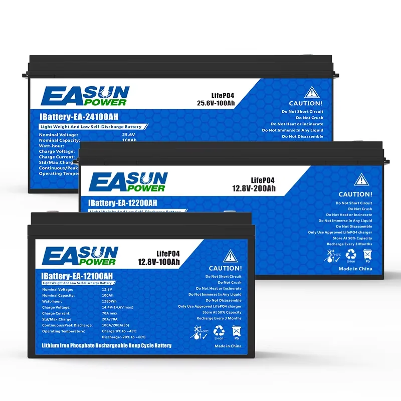EASUN 200AH 100AH Lifepo4 Battery 12V 24V Packs Solar Lithium Iron Phosphate Battery Rechargeable BMS Grade A 6000+ Cycle - AliExpress 44 - Color : 24V-100AH - Ships From : france - Image 6