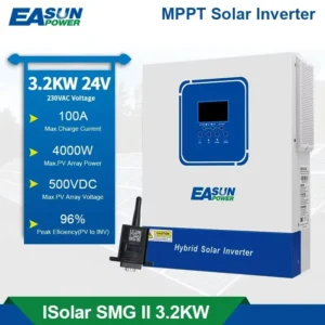 EASUN POWER 50Hz/60Hz Solar Hybrid Inverter 4KW 3.2KW 24V Hybrid Inverter 2KW 12V 230VAC Pure Sine Wave MPPT inversor Dropship - AliExpress 13 - Color : SMG II 3.2KW wifi - Ships From : Poland