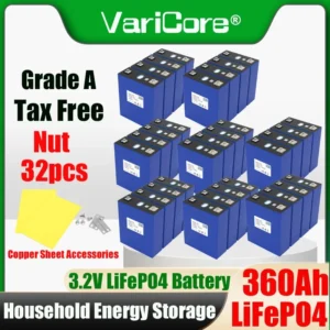10000Cycles 3.2V 360Ah LiFePO4 Battery Lithium Iron Phosphate for 12v 24v Golf Cart Campers Golf Cart Yacht Grade A Tax Free - AliExpress 44 - Color : 32pcs 3.2V 360Ah