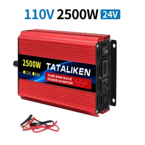 1600w-4500W 12V/24V to AC 110V 60Hz Pure Sine Wave Inverter Car Power Tranfermer  Voltage Portable  Converter with LED Display - AliExpress 34 - Color Name : 24V 110V 2500W 60HZ - Ships From : brazil