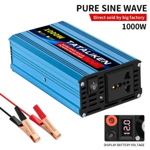 Inverter Pure Sine Wave 12V/24V To 220V/110V 50/60HZ Transforme Power Converter dc to ac Solar Inverters With LED Display - AliExpress 13 - Color : 1000W - Color : 7000W - Input Voltage : 12V50HZ - Output Voltage : 110V - Ships From : China Mainland