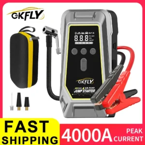 Portable 4000A Jump Starter 150PSI Air Pump Power Bank 4 In 1 Air Compressor Cars Battery Starters Starting Auto Tyre Inflator - AliExpress 34 - Color : JS - Ships From : spain