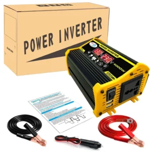 NEW Converter Voltage Display 4000W Peak Car Power Inverter Converter DC 12V To AC 110/220V Transformer Dual USB Converter - AliExpress 13 - Color : black - Input Voltage : 12V - Output Voltage : 110V - Socket Type : Universal