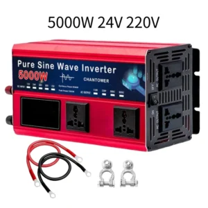4000W/5500W Pure Sine Wave Inverter 12V 220V DC 12v/24v To AC 220v Voltage Converter Car Solar Power Inverter - AliExpress 34 - Color Name : 5000W 24V 220V