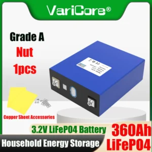 10000Cycles 3.2V 360Ah LiFePO4 Battery Lithium Iron Phosphate for 12v 24v Golf Cart Campers Golf Cart Yacht Grade A Tax Free - AliExpress 44 - Color : 1pcs 3.2V 360Ah