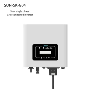 Hot Sale Deye Factory Price Single/Three-phase Solar Inverter 3.6kw 4kw 5kw 6kw Solar Energy System On Grid Solar Power Inverter - Color : SUN-5K-G04