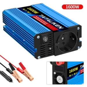 3500W/4500W/5000W/6000W Pure Sine Wave  EU Socket Car Power Inverter DC 12V to AC 220V 50HZ Voltage Converter with  Smart LCD Sc - AliExpress 13 - Color : 1600W EU - Socket Type : Europe - Color : 5000W EU - Input Voltage : 12V 50HZ - Output Voltage : 220V - Ships From : spain
