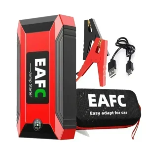 EAFC 12V  Car Jump Starter Power Bank Portable Car Battery Booster ChargerStarting Device Auto Emergency Start-up Lighting - AliExpress 34 - Color : 1200A red with box - Ships From : UNITED KINGDOM