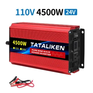 1600w-4500W 12V/24V to AC 110V 60Hz Pure Sine Wave Inverter Car Power Tranfermer  Voltage Portable  Converter with LED Display - AliExpress 34 - Color Name : 24V 110V 4500W 60HZ - Ships From : China Mainland