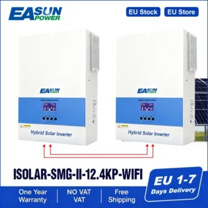 EASUN POWER Soalr Inverter 12.4KW Off Grid 120A 500VDC PV 220VAC 48VDC 13KW MPPT  Pure Sine Wave hybrid With WiFI Parallel BMS - AliExpress 13 - Ships From : Poland