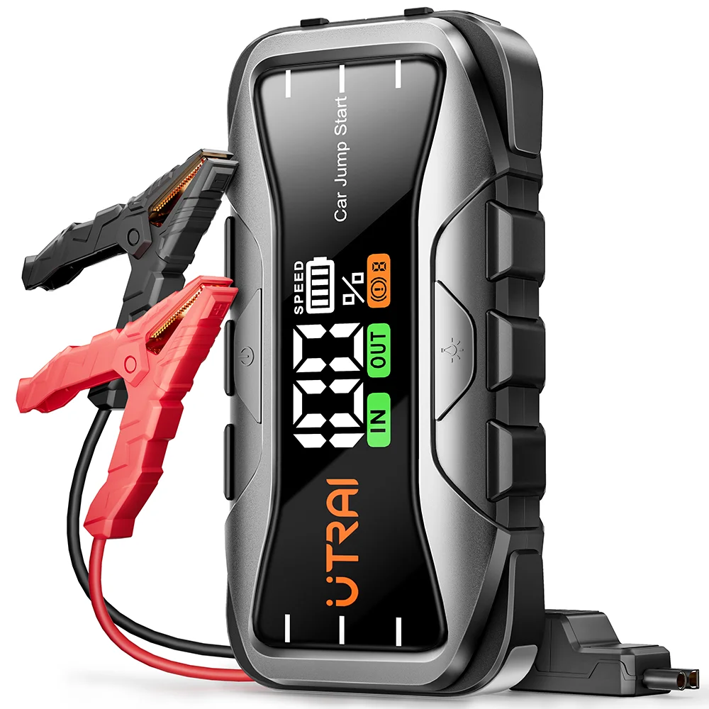 UTRAI 27000mAh Car Jump Starter Power Bank 6000A Car Booster Auto Emergency Starting Device Jump Start for Petrol Diesel - AliExpress 34 - Color : 6000A Jump starter - Ships From : france