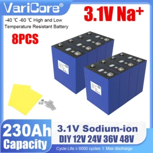 EU Stock 3.1V 230Ah Sodium-Ion Battery 2.9V Resistant low,high Temperature DIY 12v 24V Motorcycle Electric Car Travel Golf Cart - AliExpress 44 - Color : 3.1V 230Ah 8pcs - Ships From : Russian Federation