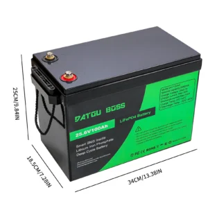 DATOUBOSS 12V100Ah Deep Cycle Lithium Iron Phosphate Battery Built-in Intelligent BMS For RV Golf Cart Boat Solar System NO TAX - AliExpress 34 - Color : 24V100Ah - Ships From : United States