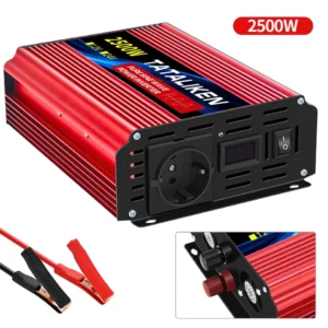 3500W/4500W/5000W/6000W Pure Sine Wave  EU Socket Car Power Inverter DC 12V to AC 220V 50HZ Voltage Converter with  Smart LCD Sc - AliExpress 13 - Color : 2500W EU - Socket Type : Europe - Color : 5000W EU - Input Voltage : 12V 50HZ - Output Voltage : 220V - Ships From : Poland