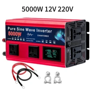 4000W/5500W Pure Sine Wave Inverter 12V 220V DC 12v/24v To AC 220v Voltage Converter Car Solar Power Inverter - AliExpress 34 - Color Name : 5000W 12V 220V