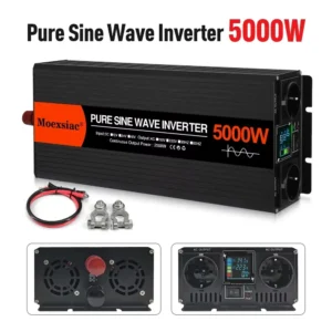Moexsiac Pure Sine Wave Inverters 4000W 5000W 6000W Double EU Socket Car Inverter DC 12V 24V 48V To AC 220V Voltage Converters - AliExpress 13 - Color : 5000W (Rated 2500W) - Input Voltage : 24V - Output Voltage : 220V 50Hz - Ships From : Russian Federation