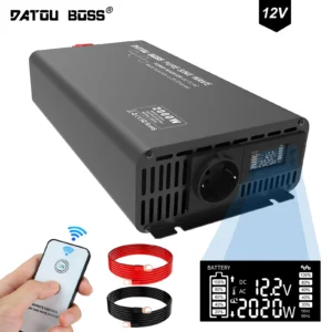 DATOU BOSS Remote Control Pure Inverter 1000W 1500W from 220v to 12v Peak Power 2000W 3000W 50/60Hz LCD Display Fast Delivery - AliExpress 34 - Color Name : 12V to 220V 2000W - Ships From : GERMANY