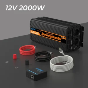 EDECOA 1500W 2000W 2500W 3500W 12V to 220V 230V Off Grid Pure Sine Wave Inverter Car Inverter Transformer Voltage Converter - AliExpress 13 - Color : 12V 2000W - Socket Type : Europe - Input Voltage : 12V - Output Voltage : 230V - Ships From : GERMANY