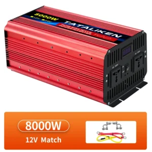 Inverter Pure Sine Wave 12V/24V To 220V/110V 50/60HZ Transforme Power Converter dc to ac Solar Inverters With LED Display - AliExpress 13 - Color : 8000W - Color : 7000W - Input Voltage : 24V50HZ - Output Voltage : 220V - Ships From : China Mainland