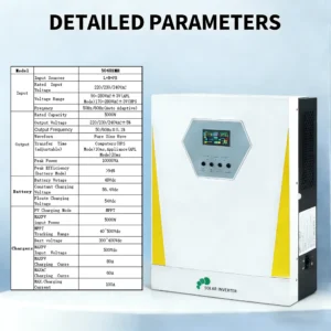 RVPOZWER 6.2KW 3KW Hybrid Inverter 24V to 230V Pure Sine Wave Solar Inverter with LCD Digital Display RV Caravan Home Appliances - AliExpress 44 - Color : 48V 6.2KW - Ships From : france