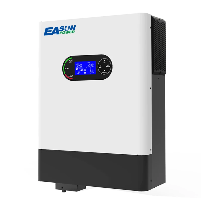 EASUN POWER 6KW Hybrid Solar Inverter 48V 220V 120A MPPT Charger Battery Pure Sine Wave Parallel Grid Tie Inverter With WIFI - AliExpress 13 - Color : SMR-II-6KP-48V-WIFI - Ships From : Poland - Image 2