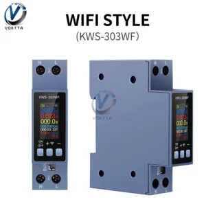 KWS-303 0.96 Inch TFT Color Screen 8-in-1 Multi-function AC Meter Voltage Current Tester WiFi Power Meter AC 85~290V 0~40A - AliExpress 1420 - Color : wifi