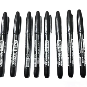 6 PCS Permanent Marker Pen Manga Drawing Markers Black Blue Red Waterproof Ink Sketch Pens Stationery Art School Supplies - AliExpress 21 - Color : 10 Black