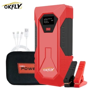 GKFLY Portable Car Jump Starter 2000A/3000A/4000A Power Bank Car Booster Charger 12V Starting Device Petrol Diesel - AliExpress 34 - Color : 3000A M43 Red - Ships From : spain