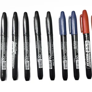 6 PCS Permanent Marker Pen Manga Drawing Markers Black Blue Red Waterproof Ink Sketch Pens Stationery Art School Supplies - AliExpress 21 - Color : 6 Black 2Blue 2Red