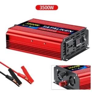 Pure Sine Wave Inverter DC 12V/24V To AC 110V/220V 1600W 2500W 3500W 4500W 5000W 6000W Portable Power Converter Universal Socket - AliExpress 13 - Color : 3500W 12V - Socket Type : Universal - Output Voltage : 220V 230V 50Hz - Ships From : Australia